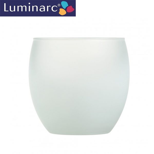 طقم اكواب شاى لومينارك 340ml زجاج ابيض L0998 Luminarc min