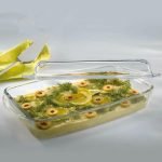 Borcam-Rectangular Platter with cover ( 59006+59008) 2000 cc. + 1375 cc.GB 2