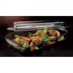 Borcam-Rectangular Platter with cover ( 59006+59008) 2000 cc. + 1375 cc.GB 4