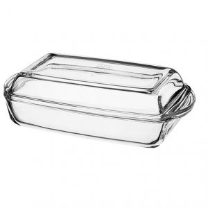 Borcam Rectangular casserole with cover 3