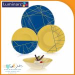 طقم اركوبال لومينارك 24 قطعه ديلنيس بلو اماراتى Q4931 Luminarc min